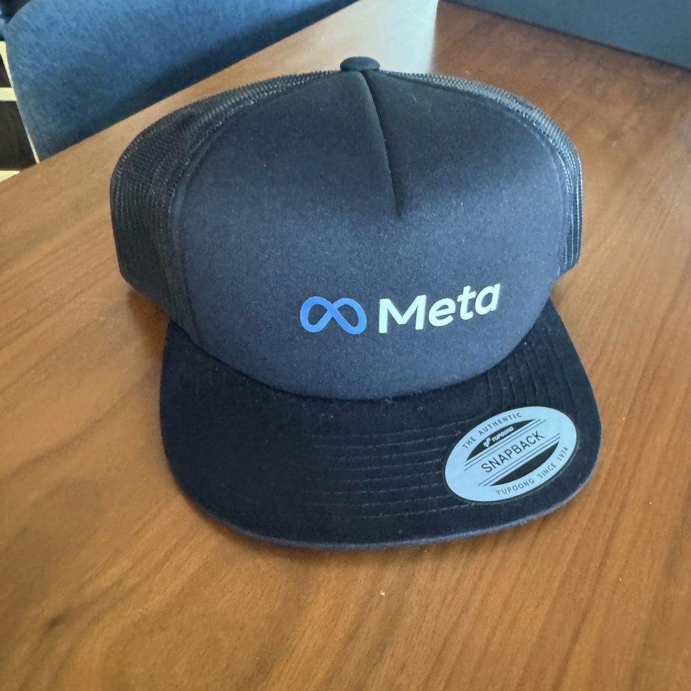 Meta Snapback Trucker Hat - Brand New